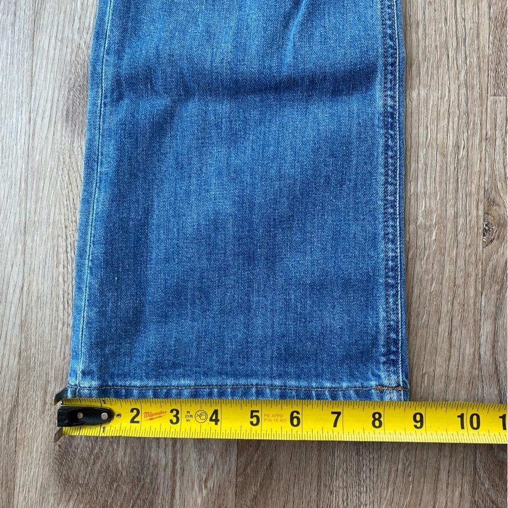 NWT JCrew W30 flare crop mid-rise jean all-day stretch medium wash blue pebble - Picture 10 of 13